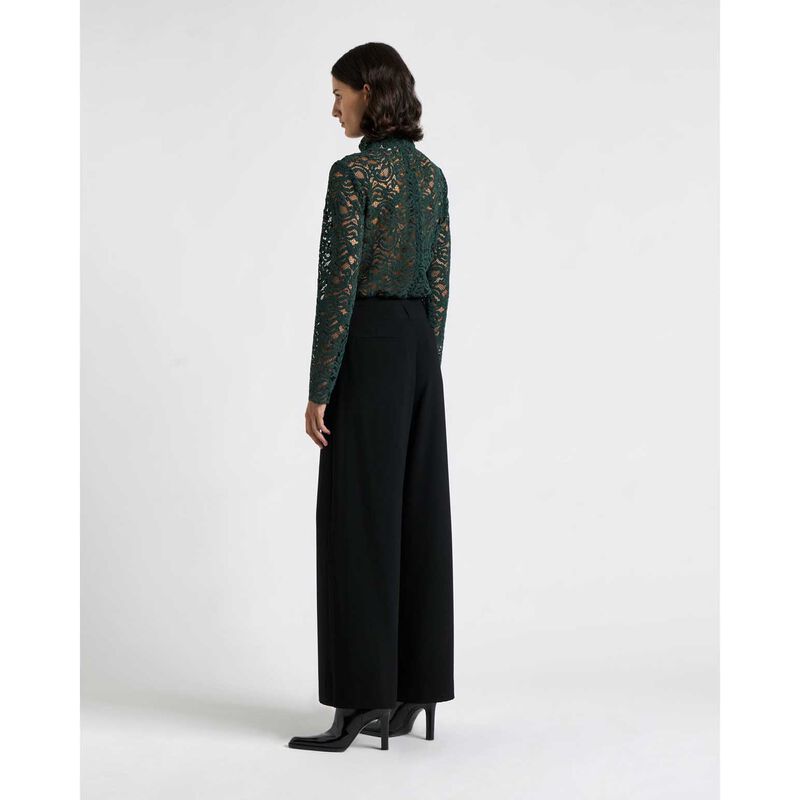 Cue Buckle Detail Wide Leg Pant image number 1